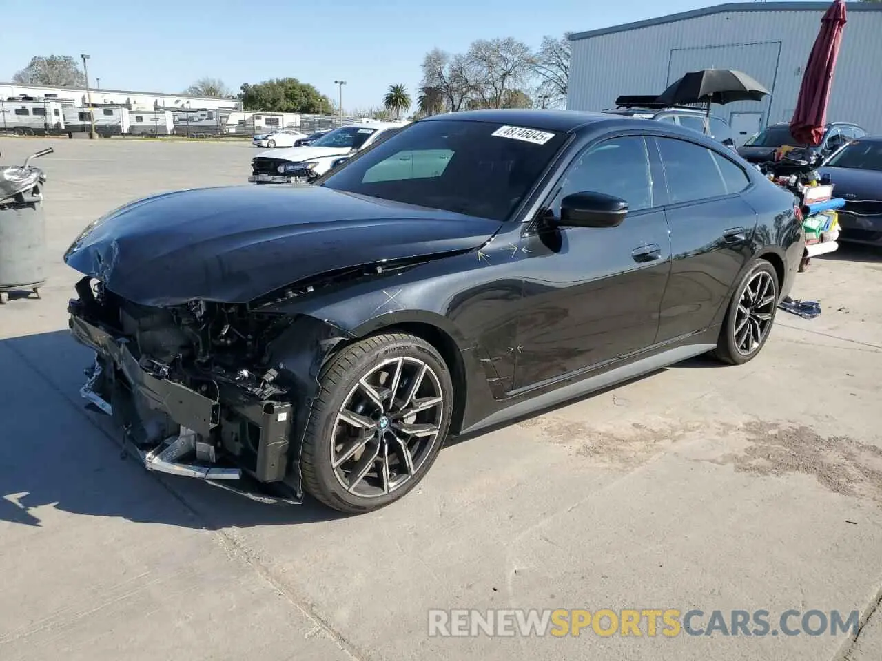 1 Photograph of a damaged car WBY73AW0XNFN03508 BMW I4 EDRIVE 2022