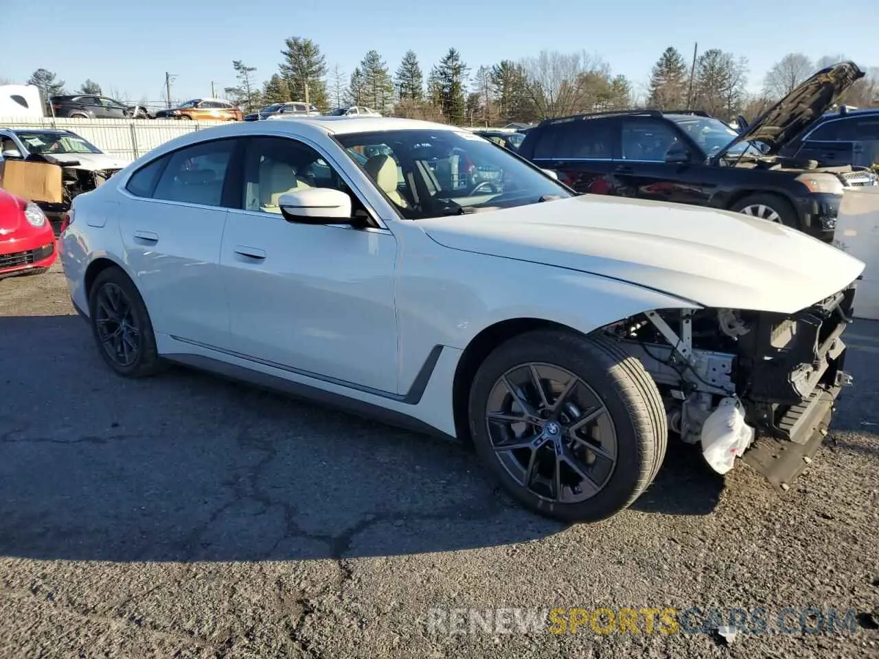 4 Photograph of a damaged car WBY73AW0XNFN10250 BMW I4 EDRIVE 2022