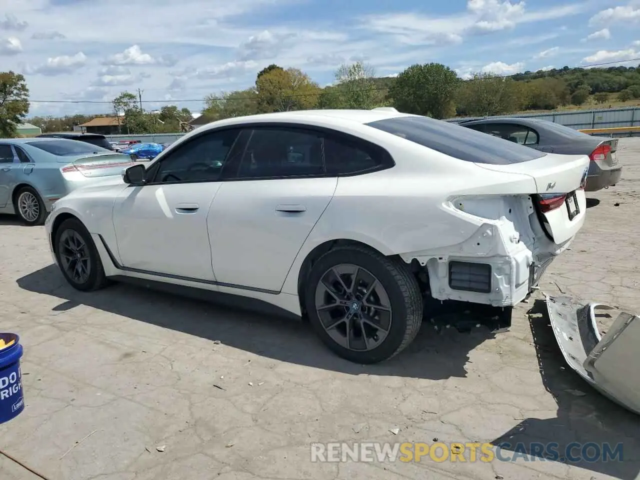 2 Photograph of a damaged car WBY43AW00PFP75295 BMW I4 EDRIVE 2023