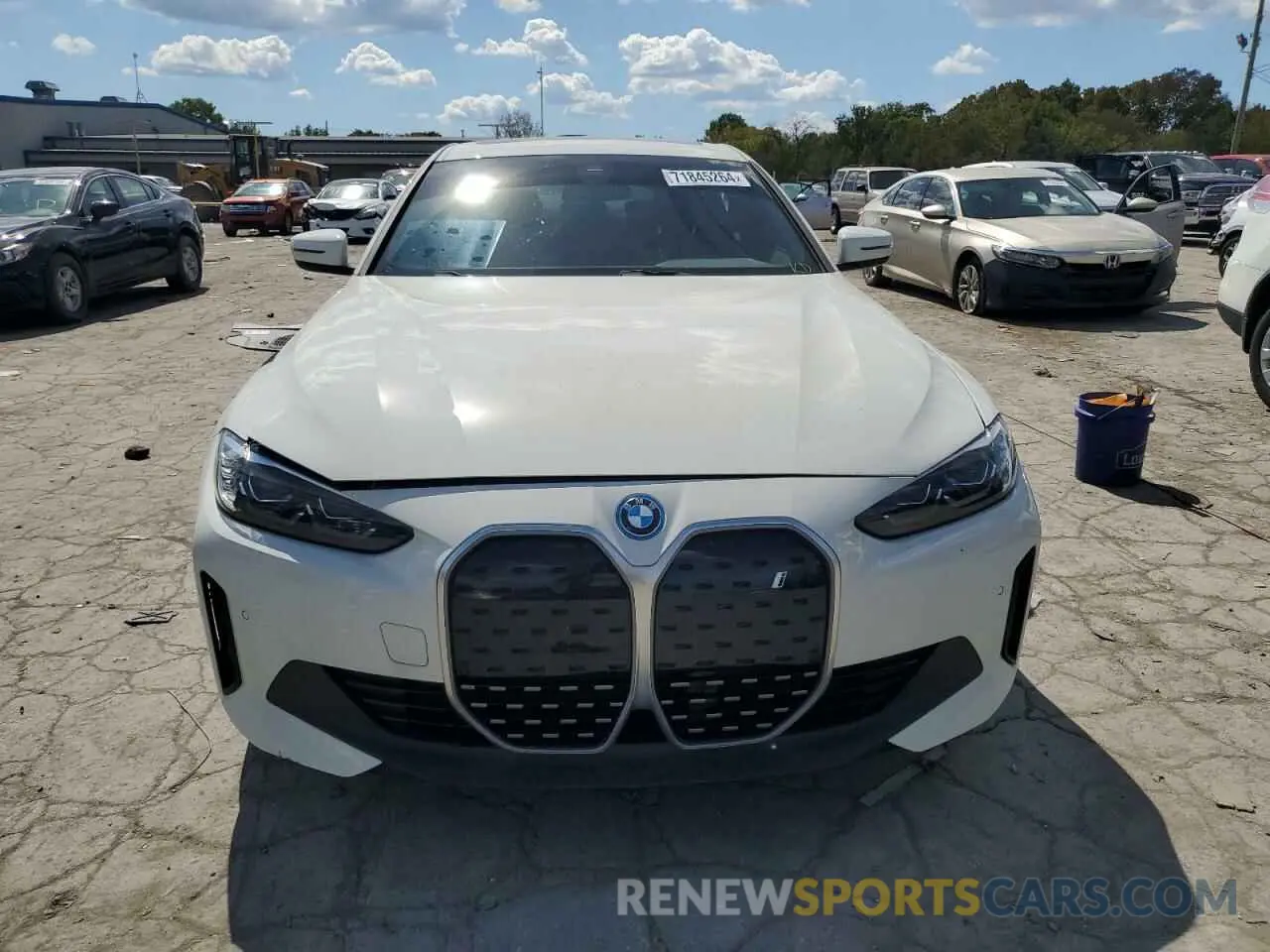 5 Photograph of a damaged car WBY43AW00PFP75295 BMW I4 EDRIVE 2023
