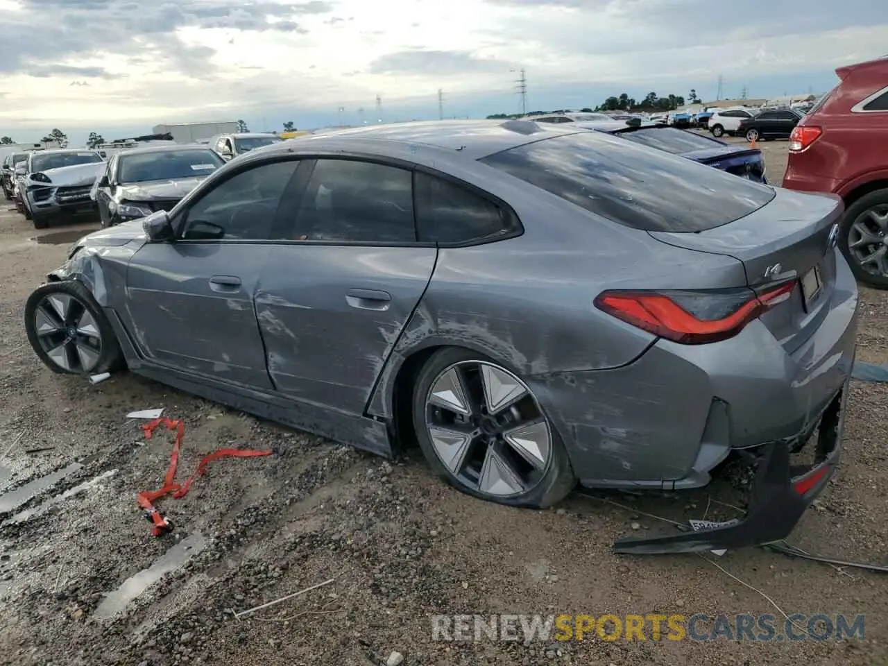 2 Photograph of a damaged car WBY43AW02PFP44405 BMW I4 EDRIVE 2023
