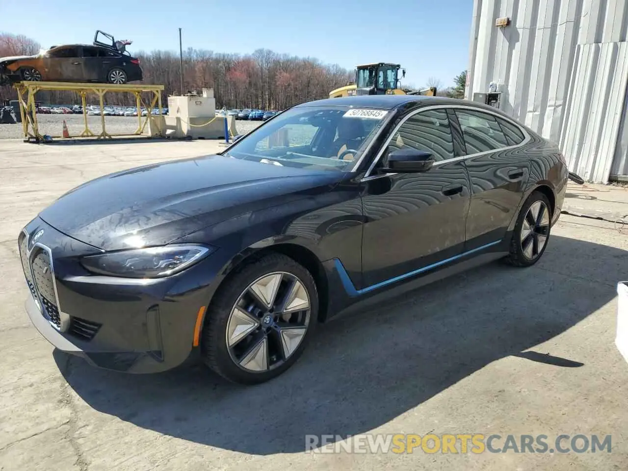 1 Photograph of a damaged car WBY43AW02PFR28694 BMW I4 EDRIVE 2023