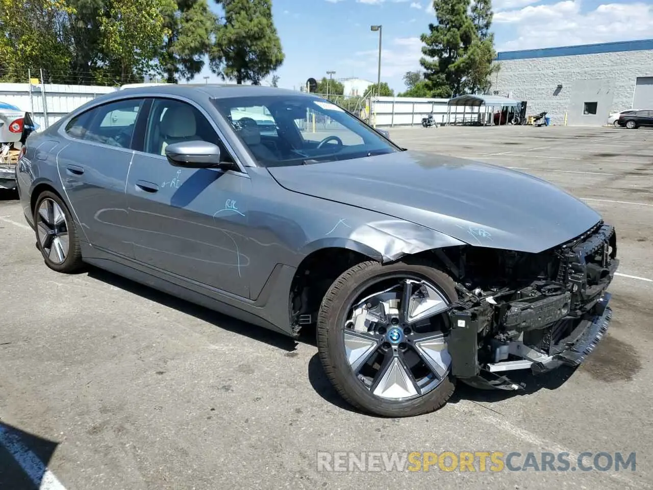 4 Photograph of a damaged car WBY43AW03PFP71533 BMW I4 EDRIVE 2023