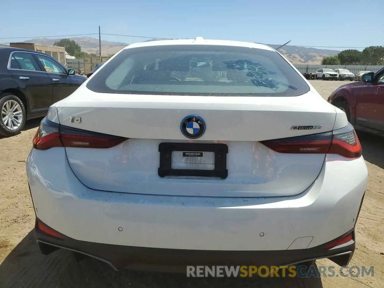 6 Photograph of a damaged car WBY43AW06PFP56363 BMW I4 EDRIVE 2023