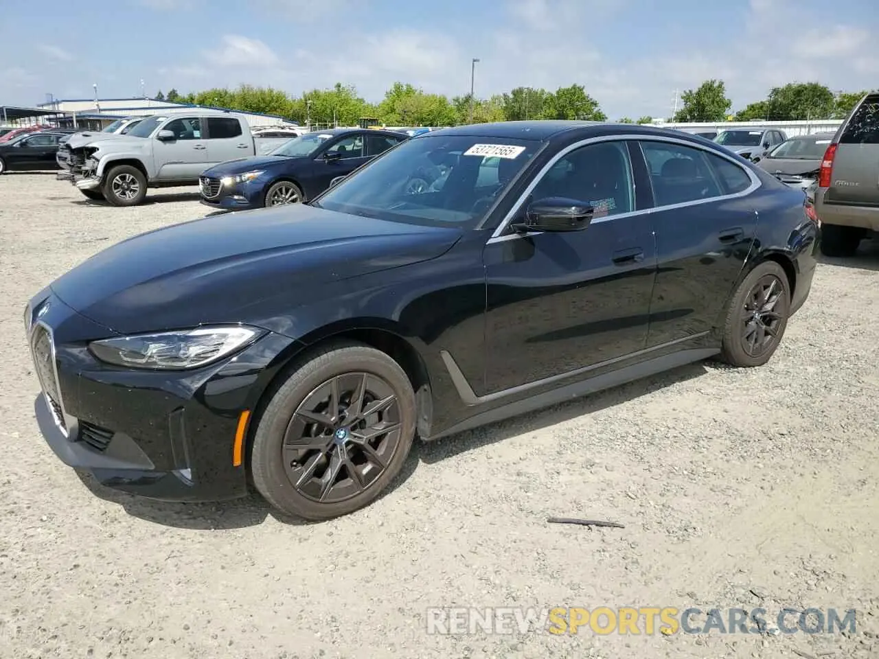 1 Photograph of a damaged car WBY43AW06PFP65886 BMW I4 EDRIVE 2023