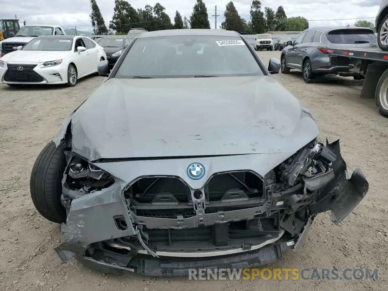 5 Photograph of a damaged car WBY43AW06PFR23434 BMW I4 EDRIVE 2023