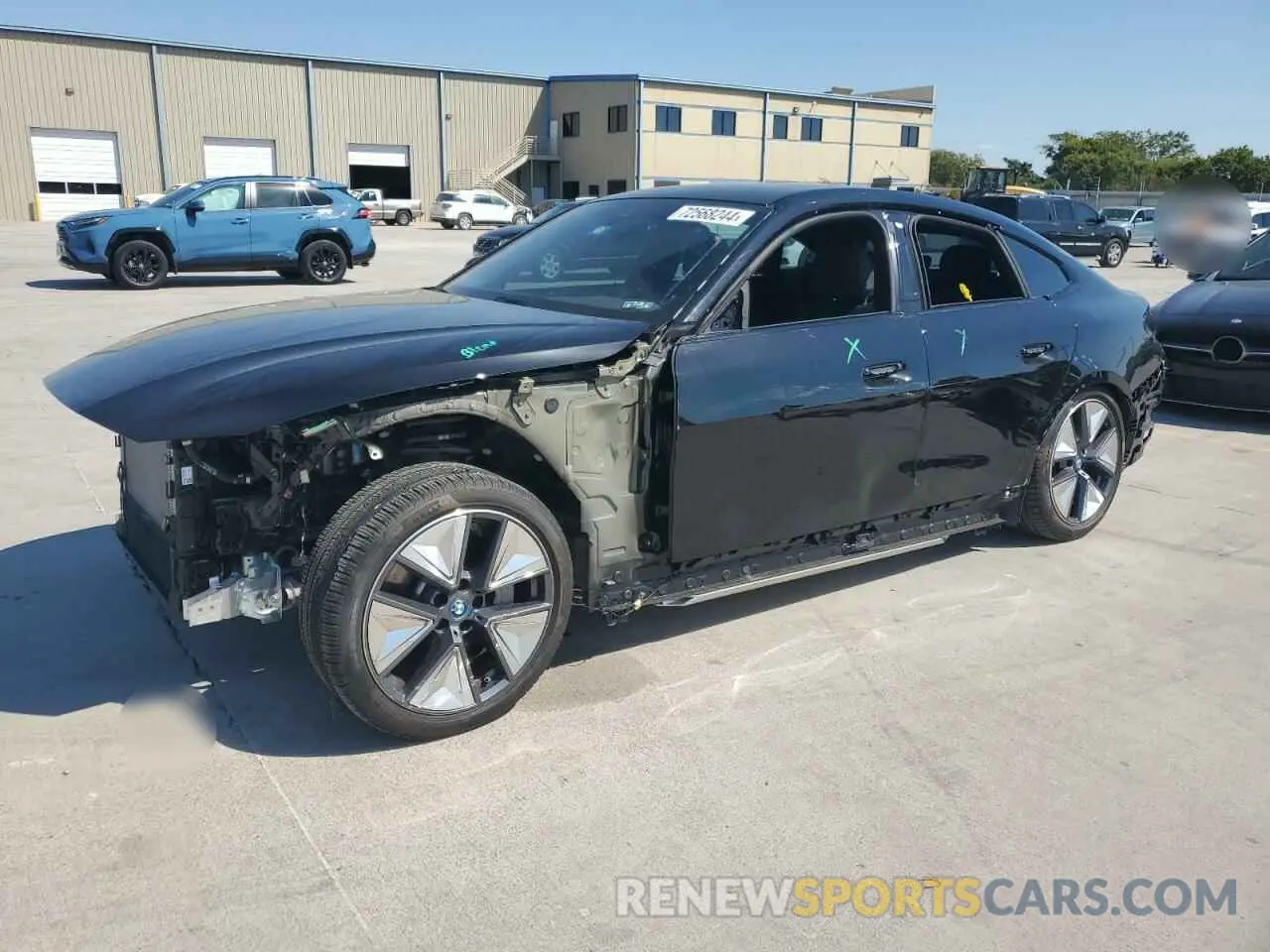 1 Photograph of a damaged car WBY43AW07PFR20994 BMW I4 EDRIVE 2023
