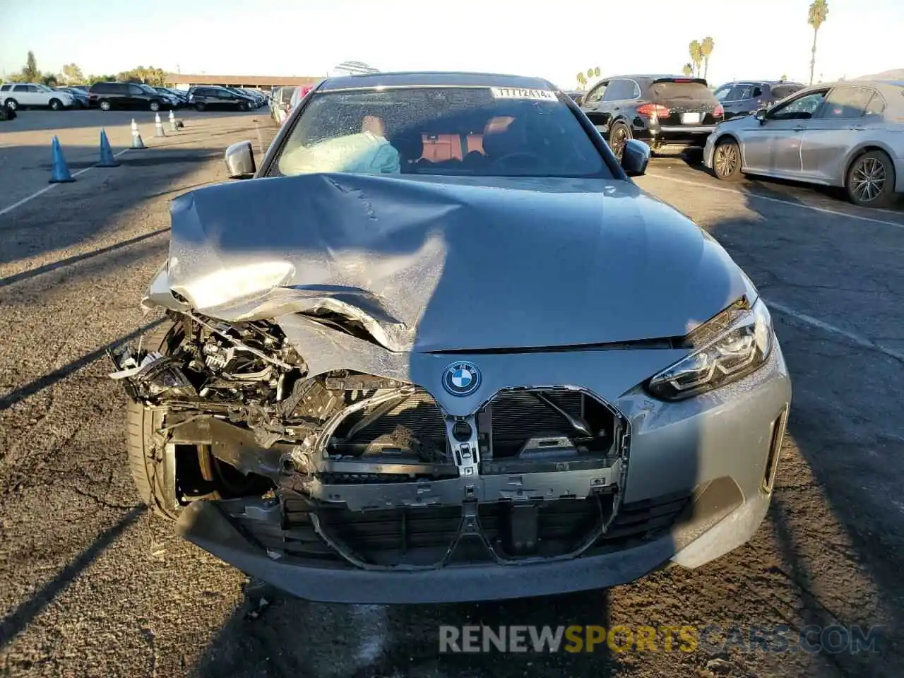 5 Photograph of a damaged car WBY43AW09PFP96100 BMW I4 EDRIVE 2023