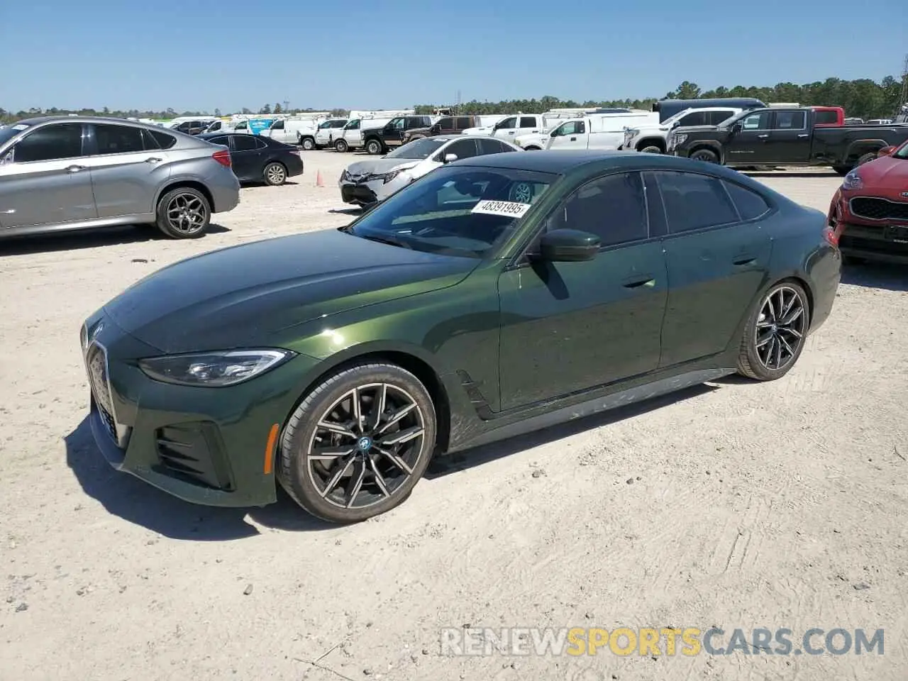 1 Photograph of a damaged car WBY73AW02PFR23637 BMW I4 EDRIVE 2023