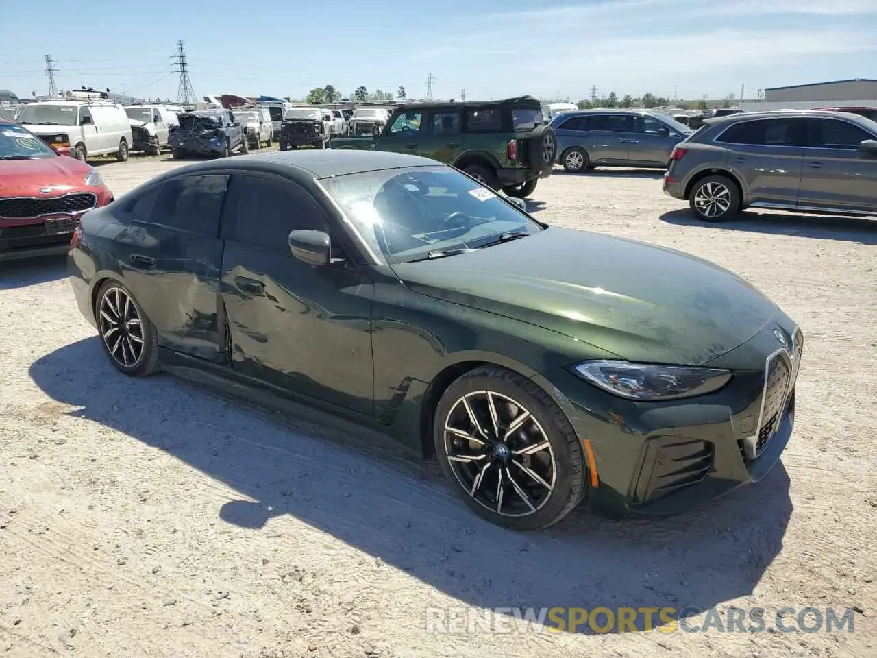 4 Photograph of a damaged car WBY73AW02PFR23637 BMW I4 EDRIVE 2023