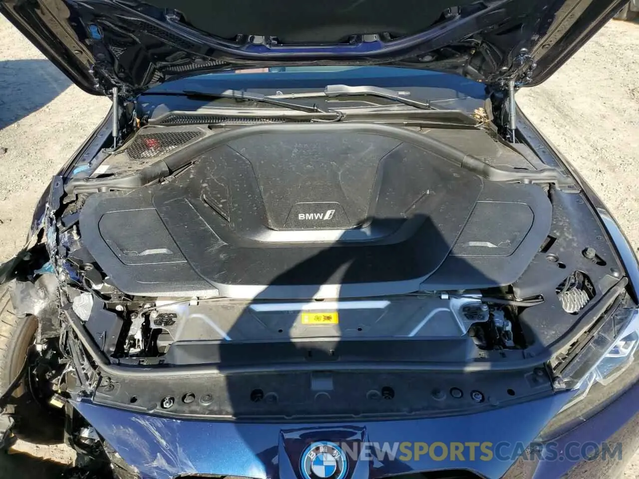 12 Photograph of a damaged car WBY73AW04PFN76960 BMW I4 EDRIVE 2023