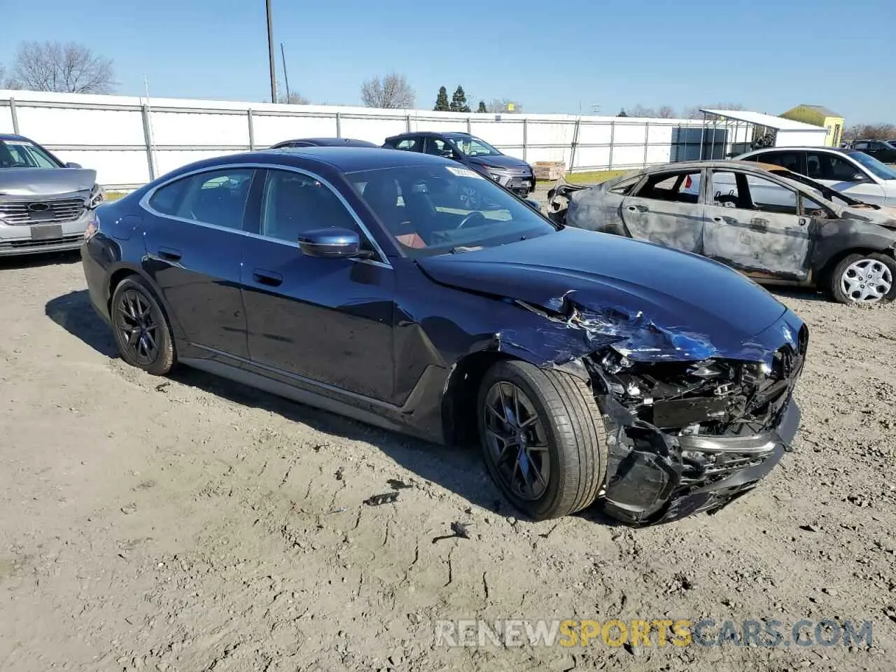 4 Photograph of a damaged car WBY73AW04PFN76960 BMW I4 EDRIVE 2023