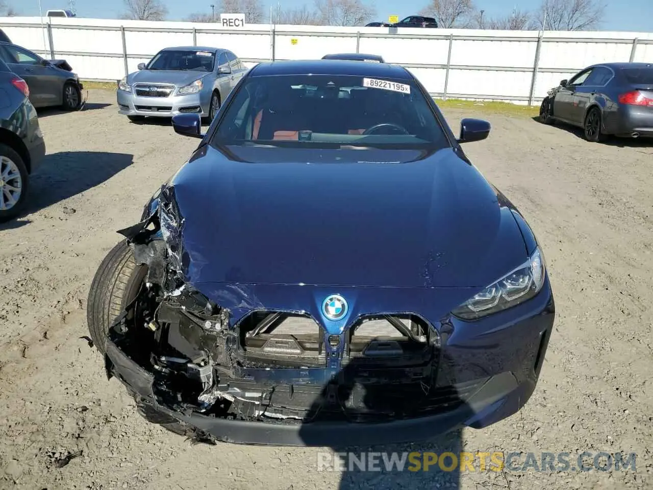 5 Photograph of a damaged car WBY73AW04PFN76960 BMW I4 EDRIVE 2023