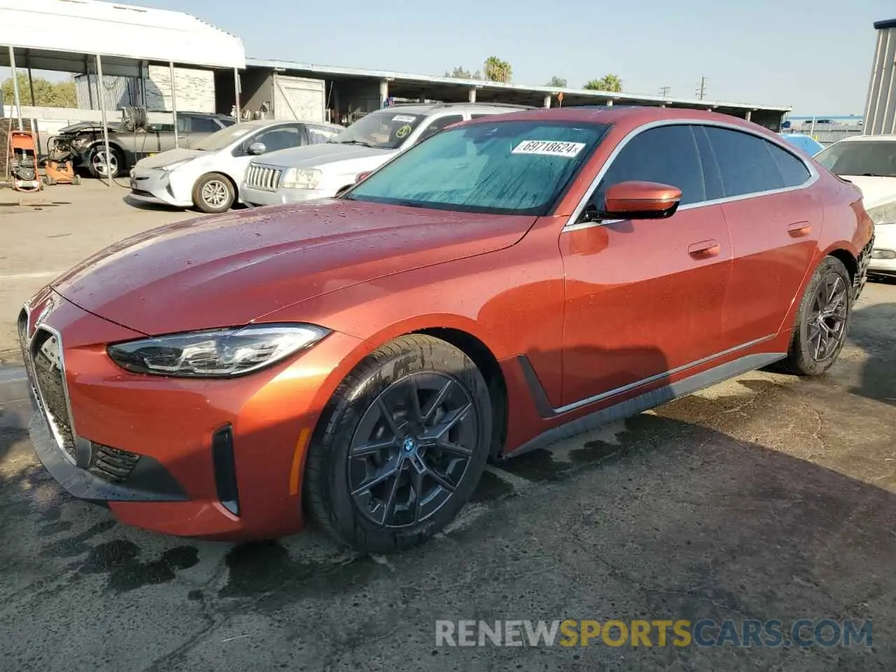 1 Photograph of a damaged car WBY73AW05PFR30601 BMW I4 EDRIVE 2023