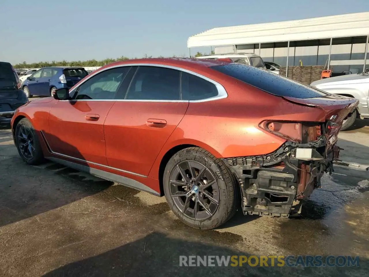 2 Photograph of a damaged car WBY73AW05PFR30601 BMW I4 EDRIVE 2023