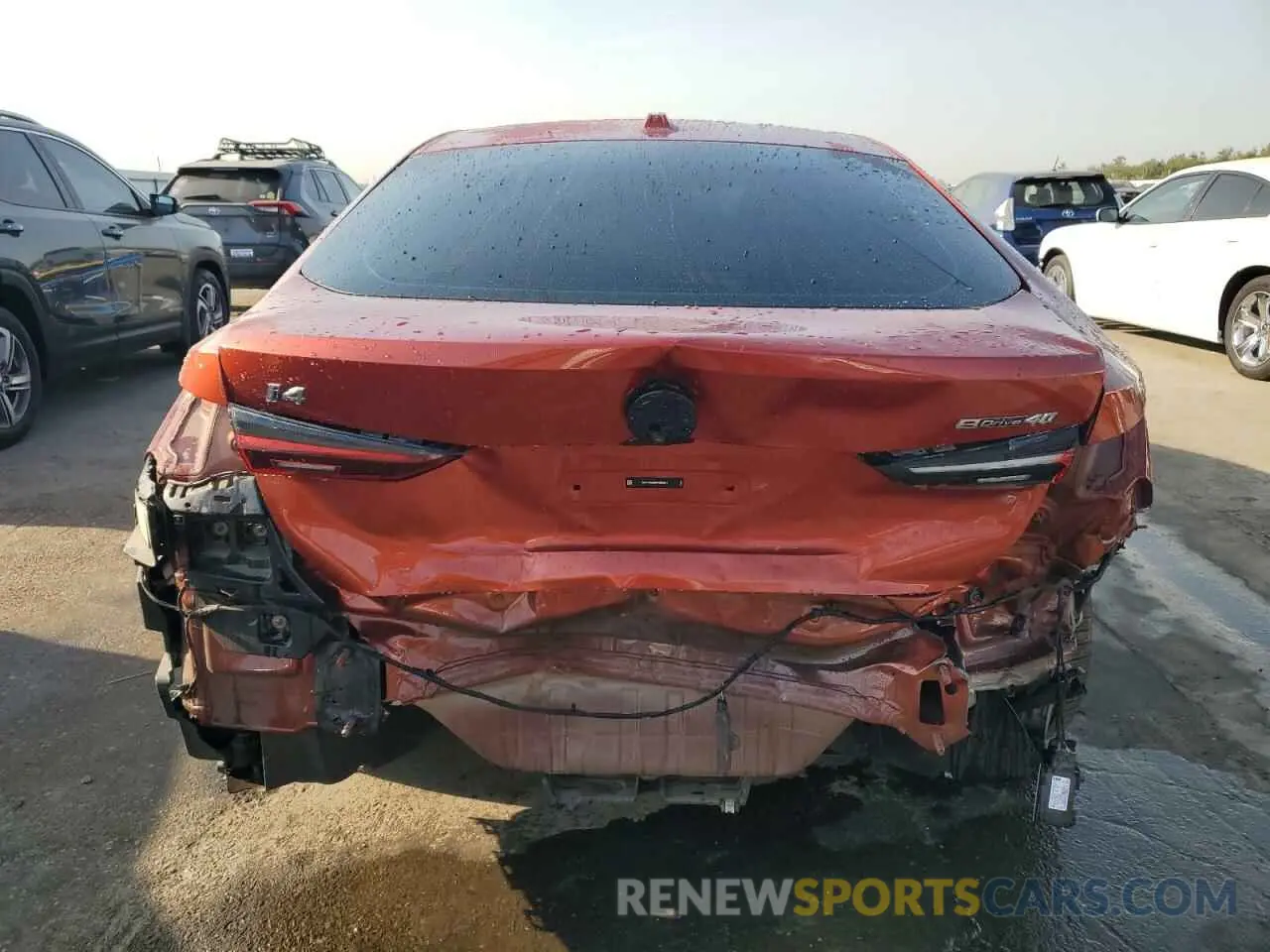 6 Photograph of a damaged car WBY73AW05PFR30601 BMW I4 EDRIVE 2023
