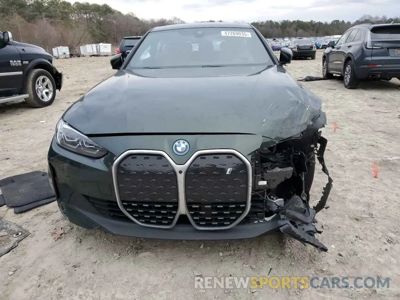 5 Photograph of a damaged car WBY43AW00RFR50115 BMW I4 EDRIVE 2024