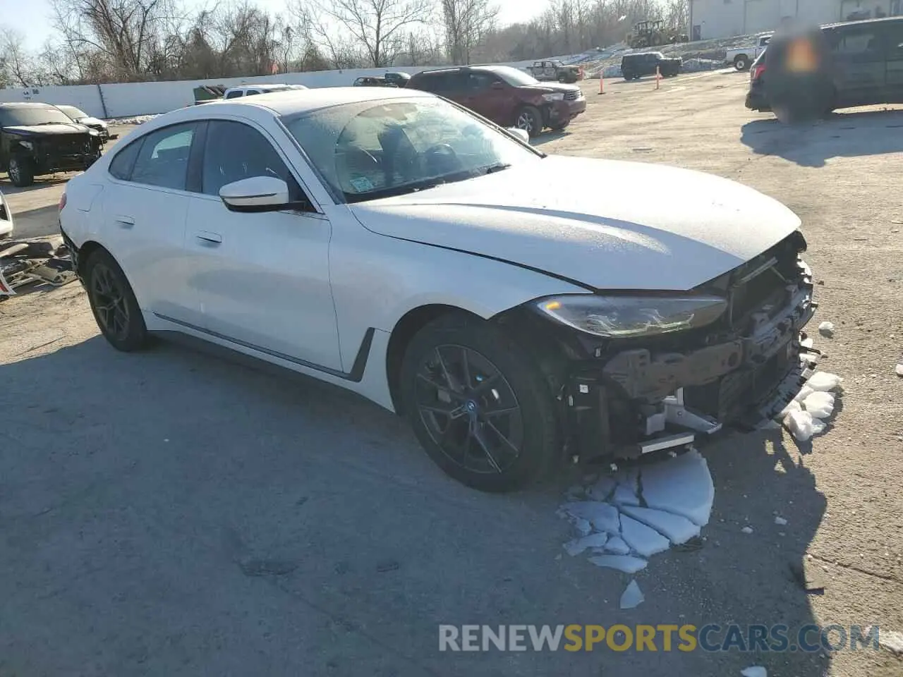 4 Photograph of a damaged car WBY43AW01RFS11156 BMW I4 EDRIVE 2024