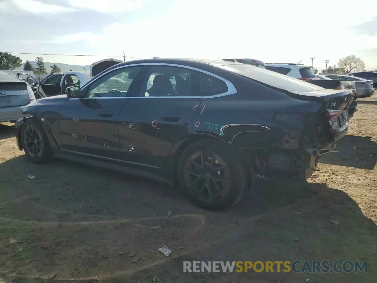 2 Photograph of a damaged car WBY43AW03RFT15888 BMW I4 EDRIVE 2024