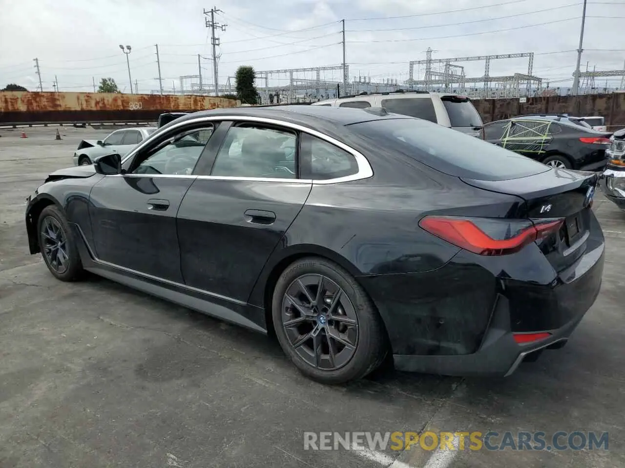 2 Photograph of a damaged car WBY43AW04RFT15284 BMW I4 EDRIVE 2024