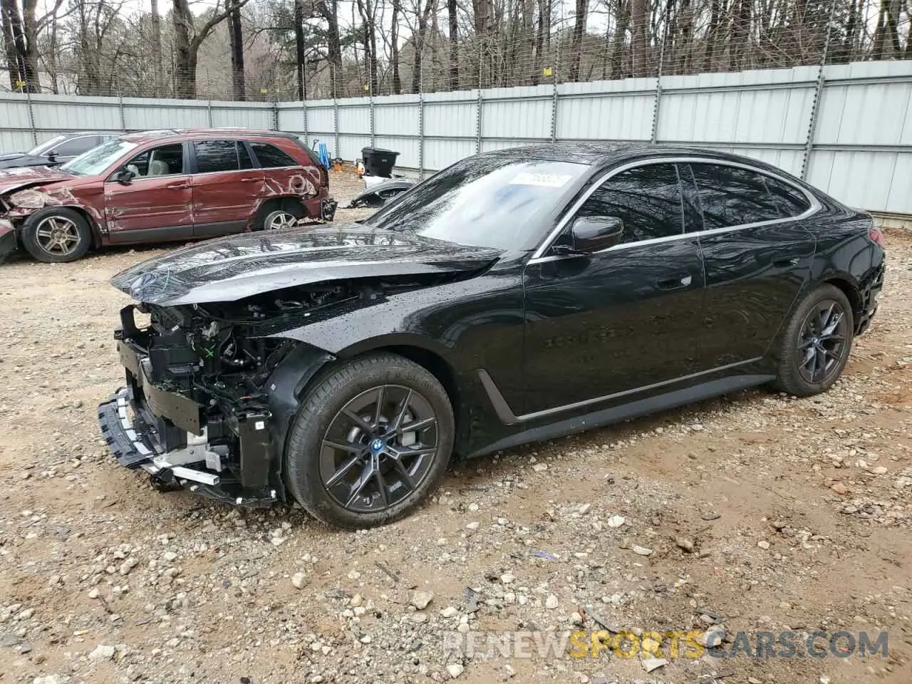 1 Photograph of a damaged car WBY43AW05RFR71493 BMW I4 EDRIVE 2024