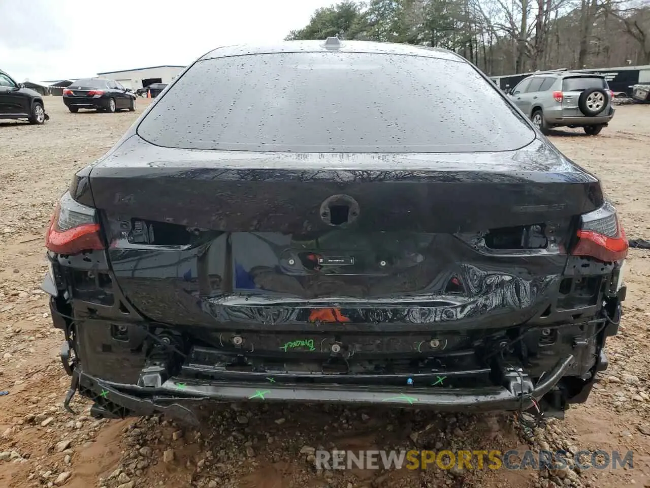 6 Photograph of a damaged car WBY43AW05RFR71493 BMW I4 EDRIVE 2024