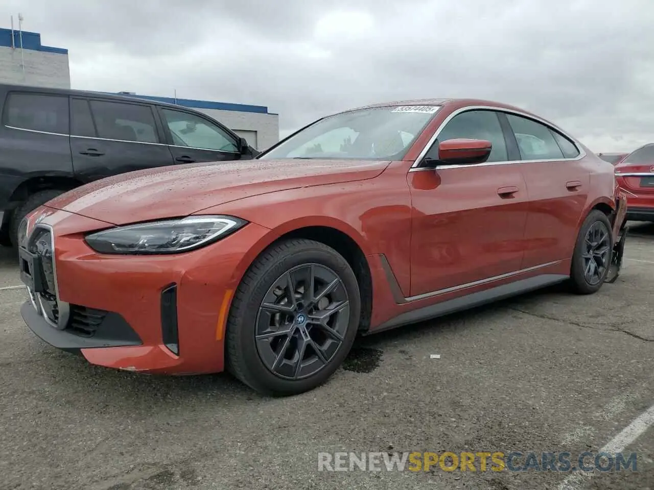 1 Photograph of a damaged car WBY43AW05RFR71607 BMW I4 EDRIVE 2024