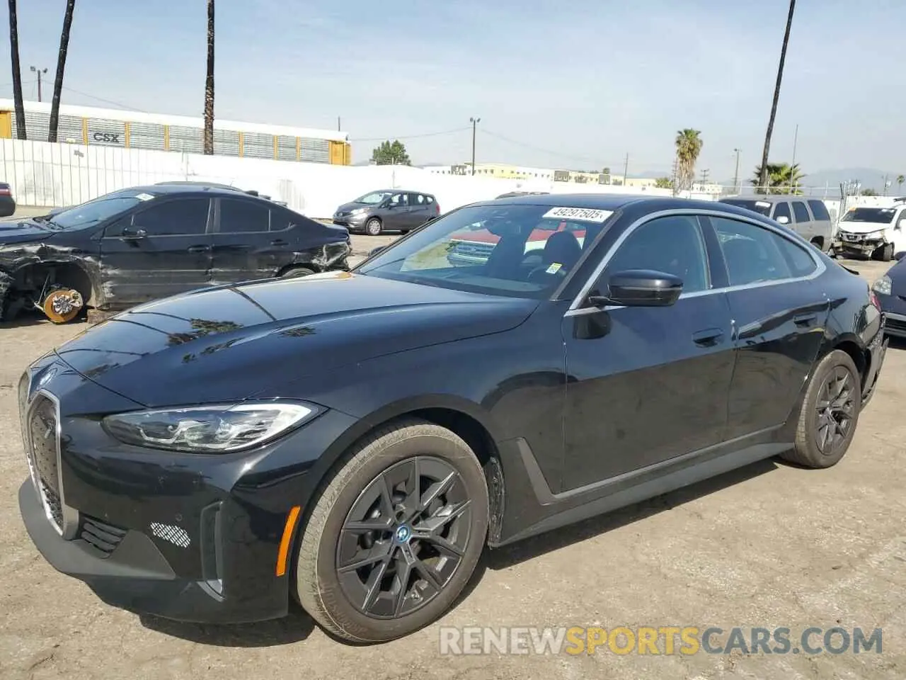 1 Photograph of a damaged car WBY43AW07RFR78946 BMW I4 EDRIVE 2024