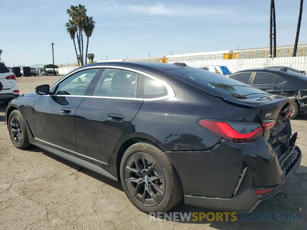 2 Photograph of a damaged car WBY43AW07RFR78946 BMW I4 EDRIVE 2024