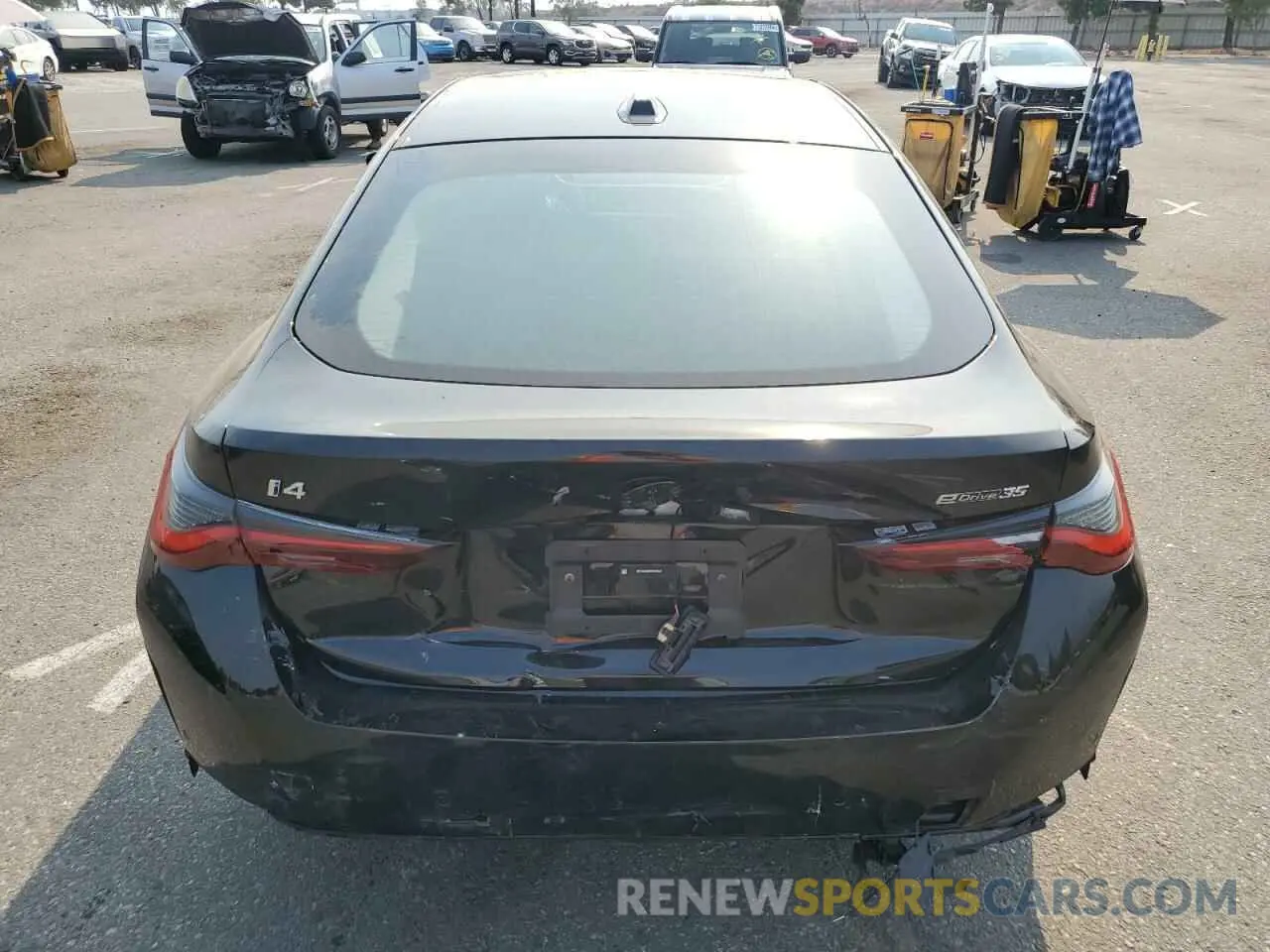 6 Photograph of a damaged car WBY43AW09RFS90527 BMW I4 EDRIVE 2024
