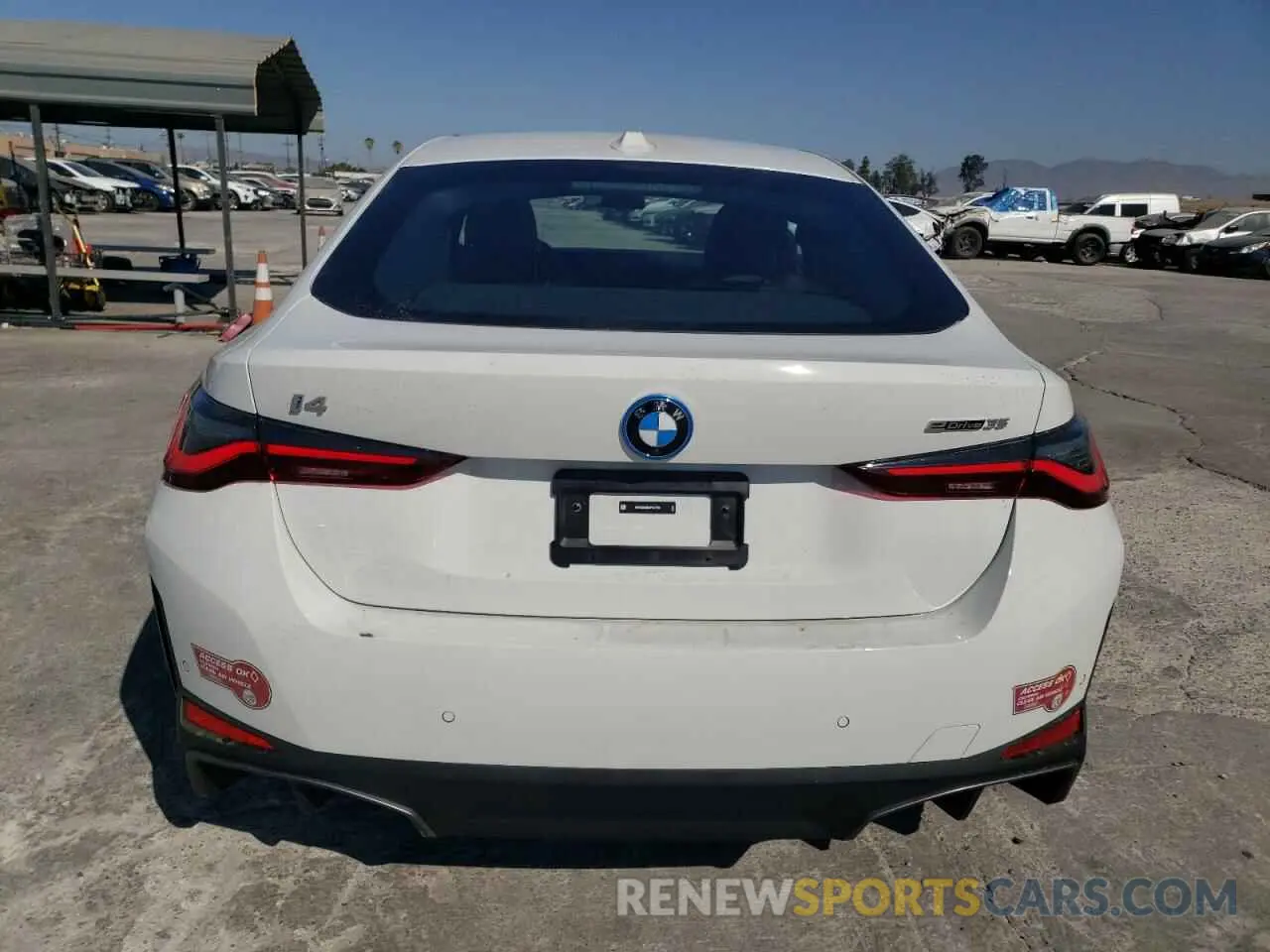 6 Photograph of a damaged car WBY43AW0XRFS35794 BMW I4 EDRIVE 2024