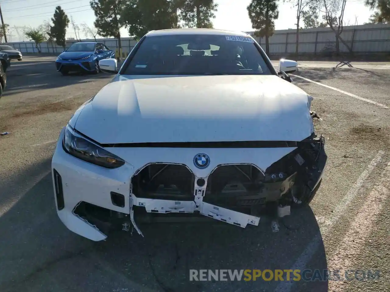 5 Photograph of a damaged car WBY73AW02RFT33599 BMW I4 EDRIVE 2024