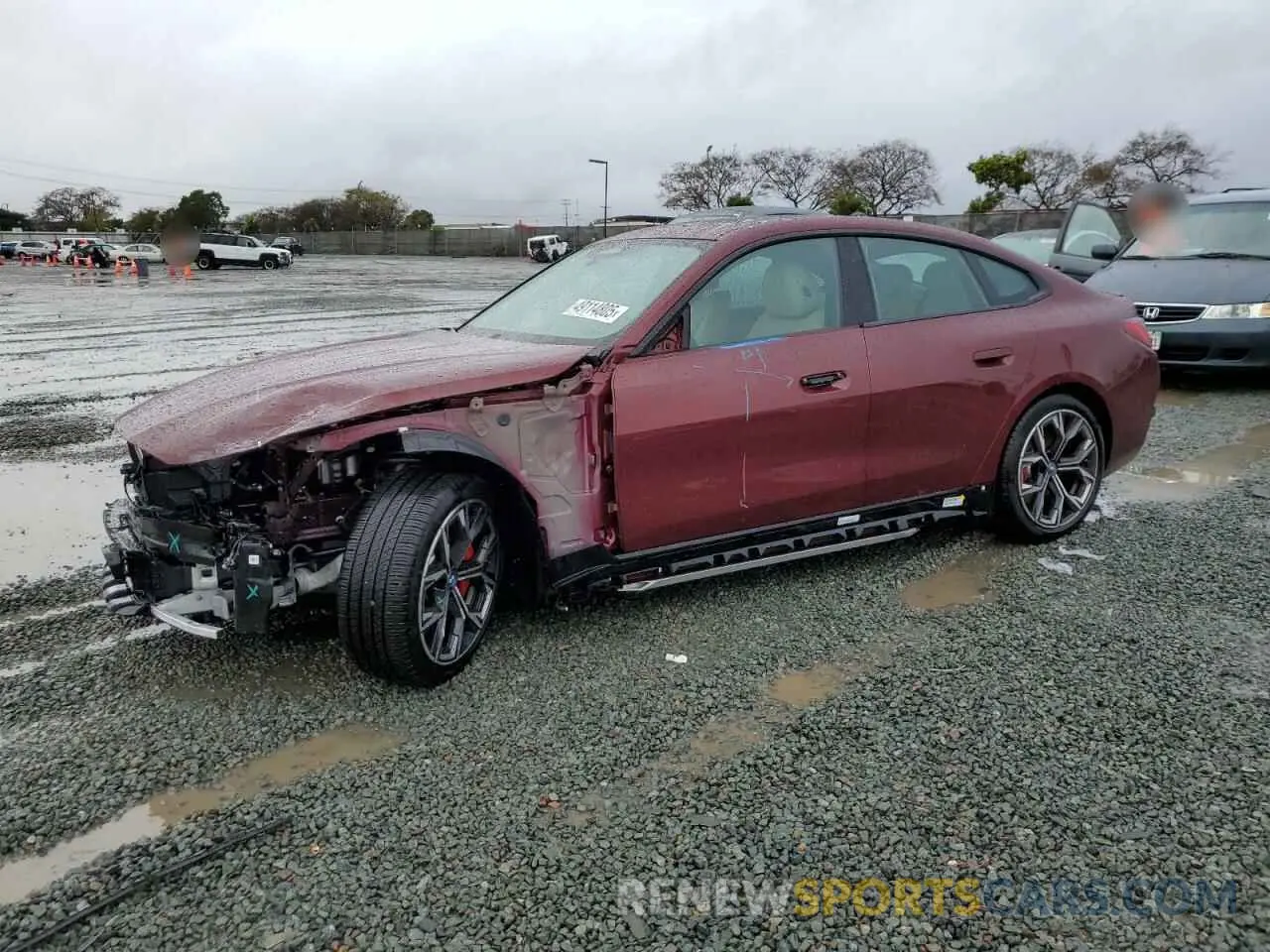 1 Photograph of a damaged car WBY73AW05RFS90523 BMW I4 EDRIVE 2024
