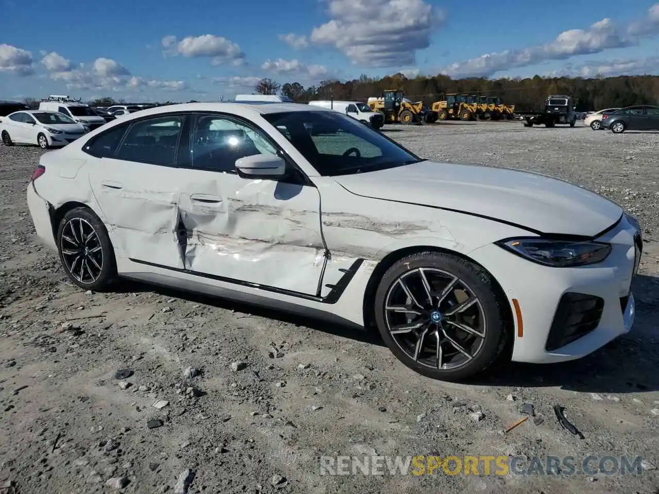 4 Photograph of a damaged car WBY73AW06RFR63920 BMW I4 EDRIVE 2024