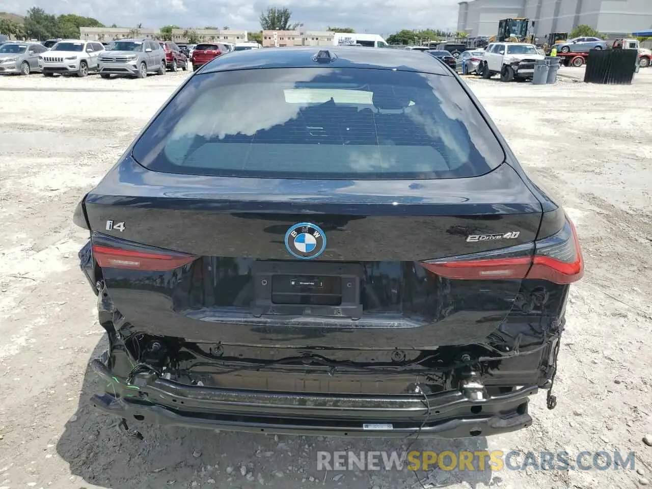 6 Photograph of a damaged car WBY73AW08RFT19562 BMW I4 EDRIVE 2024