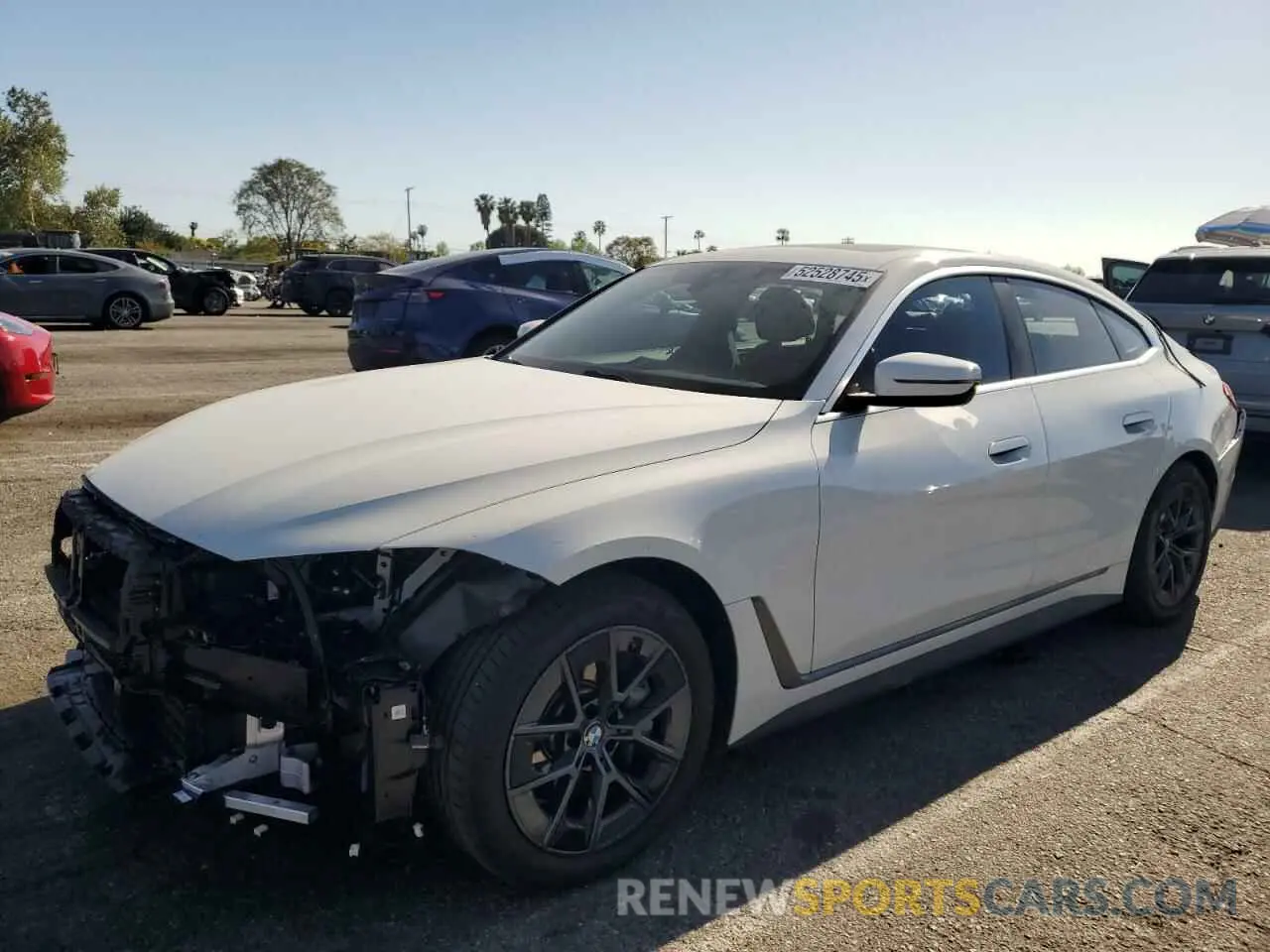 1 Photograph of a damaged car WBY23HD0XSFU01515 BMW I4 EDRIVE 2025