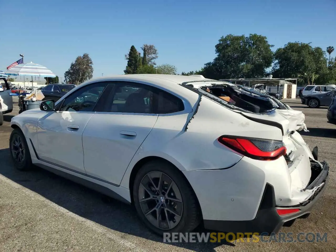 2 Photograph of a damaged car WBY23HD0XSFU01515 BMW I4 EDRIVE 2025