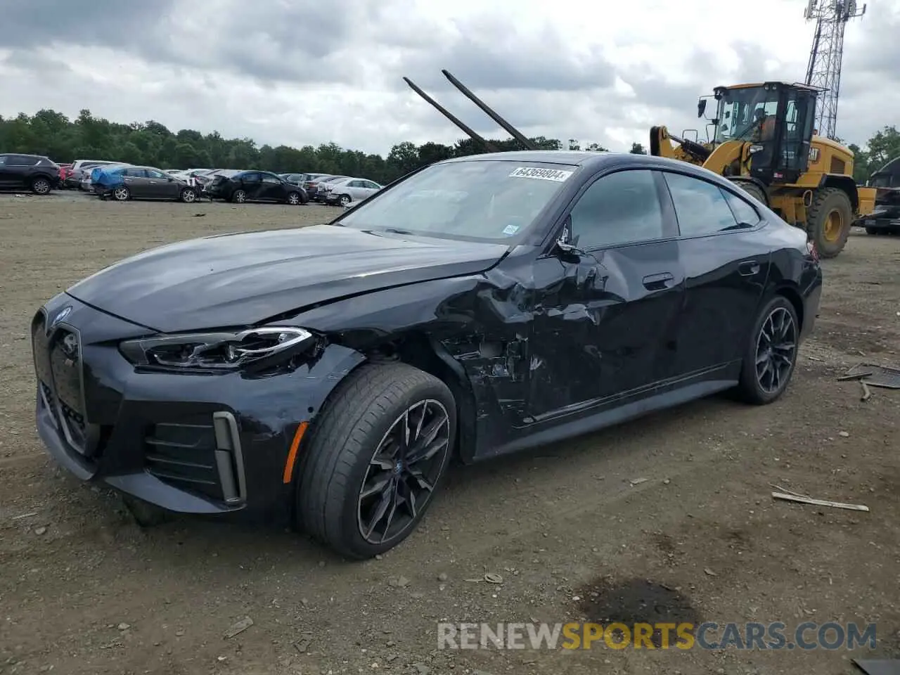 1 Photograph of a damaged car WBY33AW00PFP17764 BMW I4 M50 2023