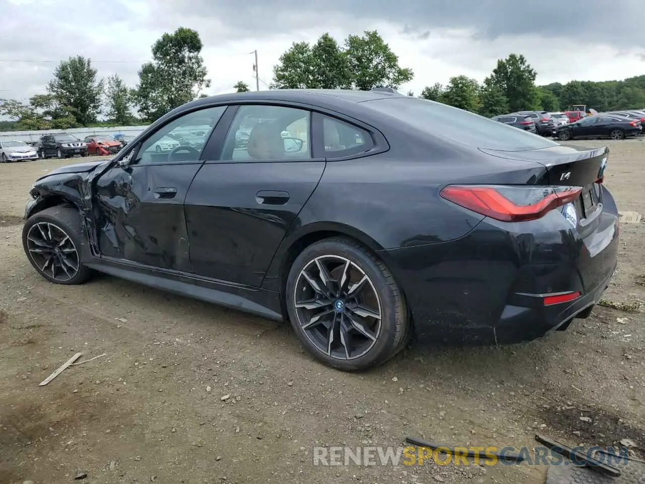 2 Photograph of a damaged car WBY33AW00PFP17764 BMW I4 M50 2023