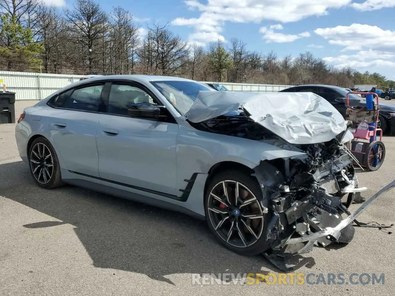 4 Photograph of a damaged car WBY33AW03PFR42535 BMW I4 M50 2023