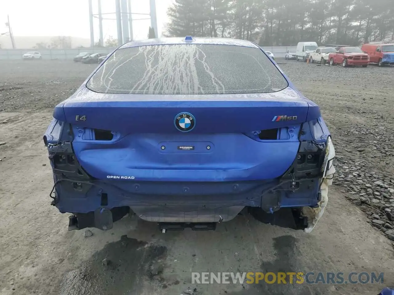 6 Photograph of a damaged car WBY33AW05PFN48308 BMW I4 M50 2023