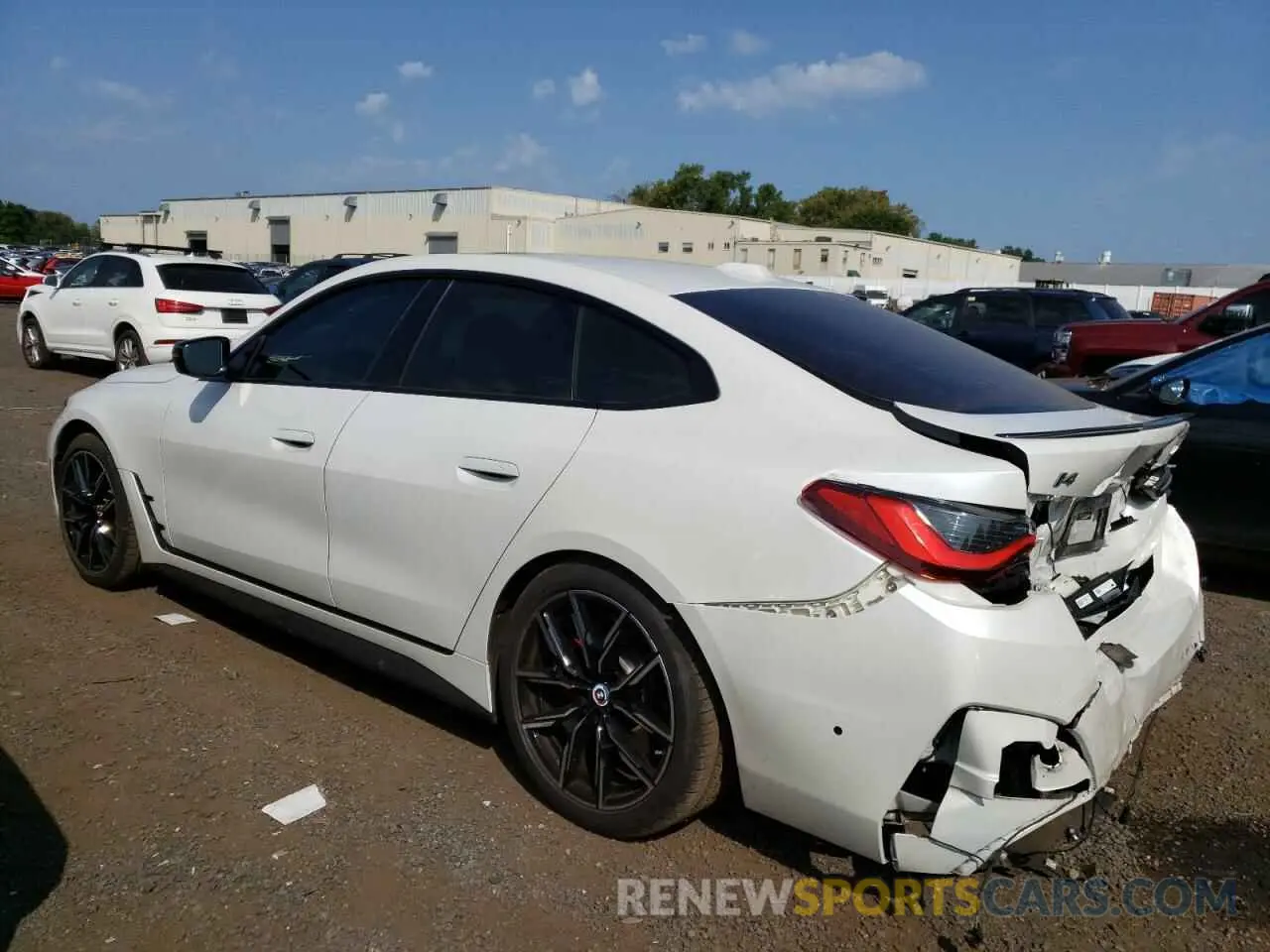 2 Photograph of a damaged car WBY33AW07PFP28678 BMW I4 M50 2023