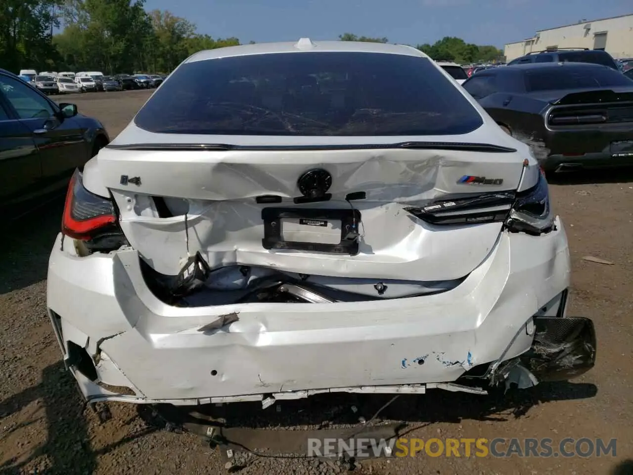 6 Photograph of a damaged car WBY33AW07PFP28678 BMW I4 M50 2023
