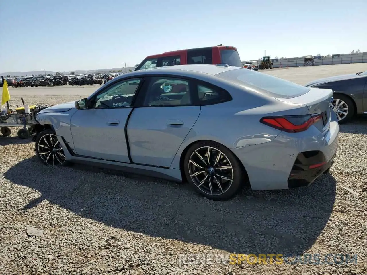 2 Photograph of a damaged car WBY33AW09PFR22046 BMW I4 M50 2023