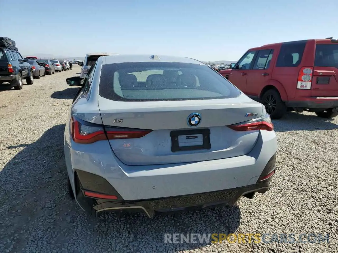 6 Photograph of a damaged car WBY33AW09PFR22046 BMW I4 M50 2023