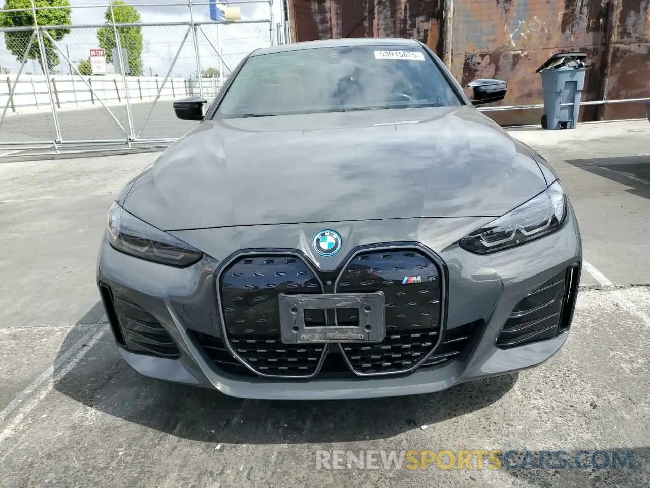 5 Photograph of a damaged car WBY33AW0XPFN48269 BMW I4 M50 2023