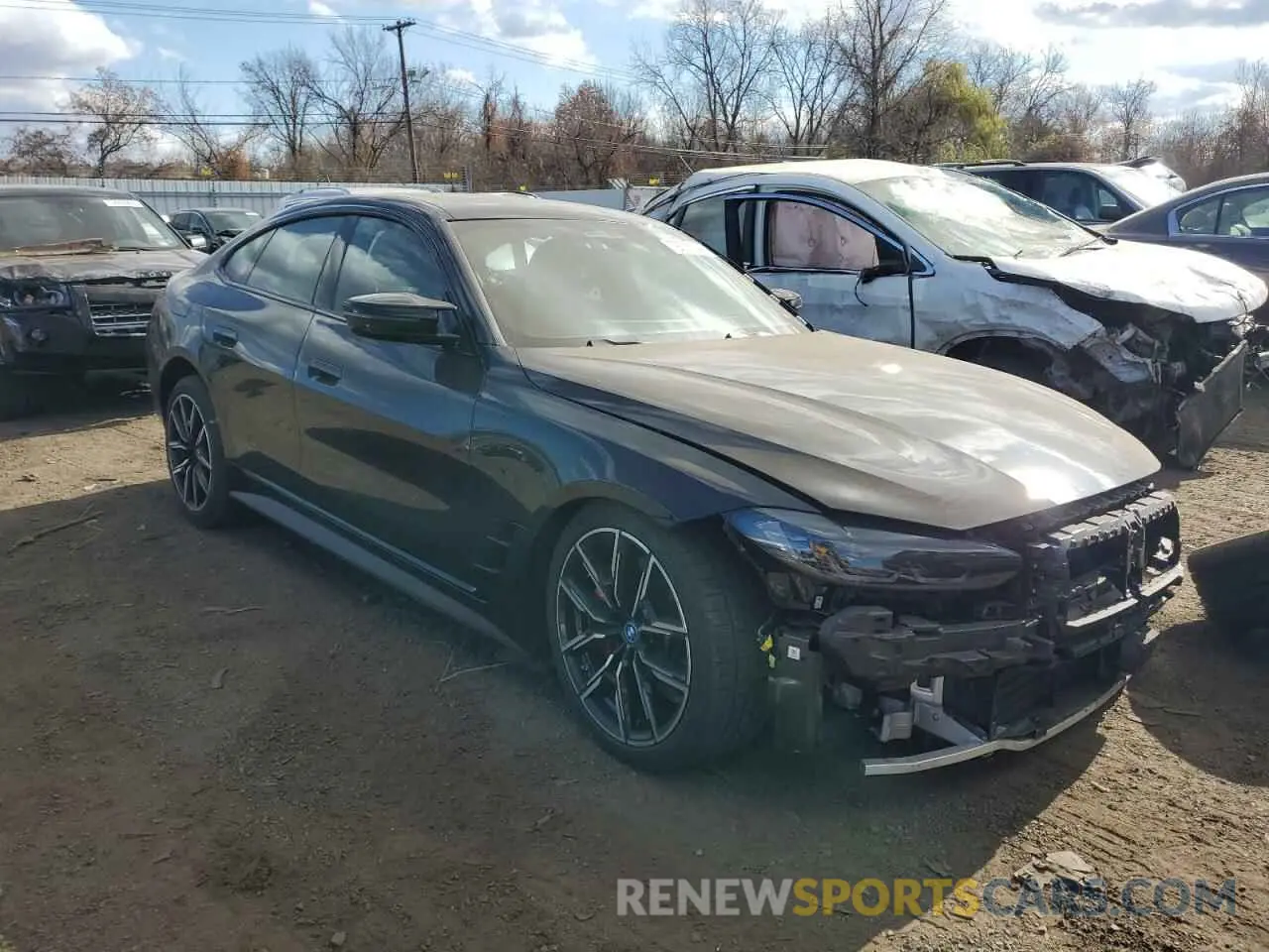 4 Photograph of a damaged car WBY33AW0XPFP88678 BMW I4 M50 2023