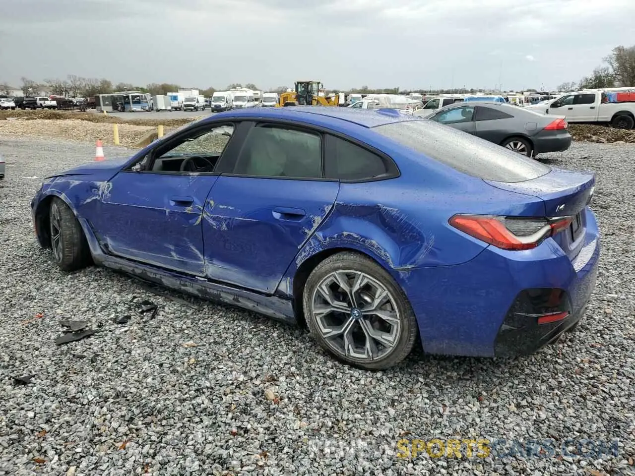 2 Photograph of a damaged car WBY33AW00RFS45178 BMW I4 M50 2024