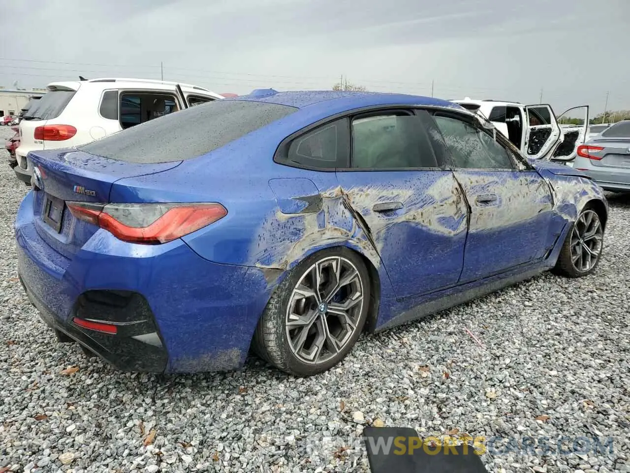 3 Photograph of a damaged car WBY33AW00RFS45178 BMW I4 M50 2024