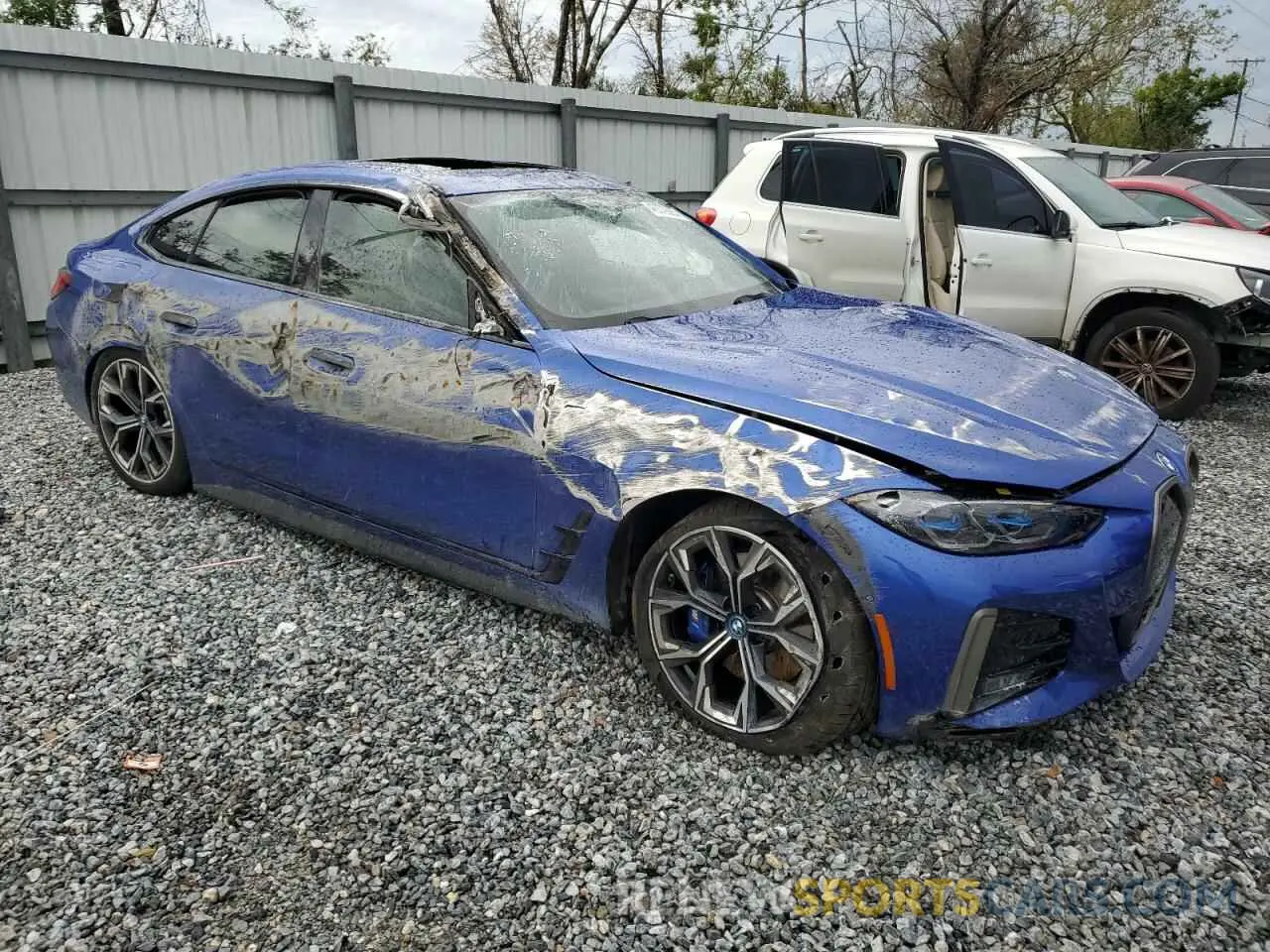 4 Photograph of a damaged car WBY33AW00RFS45178 BMW I4 M50 2024